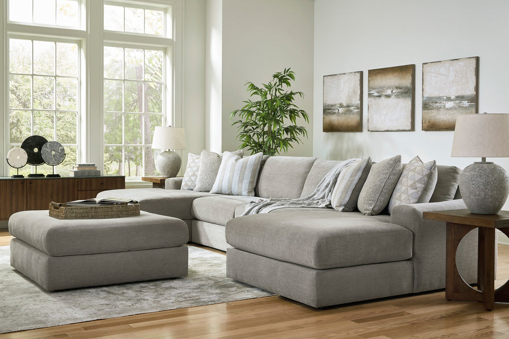 Avaliyah Ash 4-Piece Double Chaise Sectional - SET | 5810316 | 5810346 | 5810346 | 5810317 - Vega Furniture