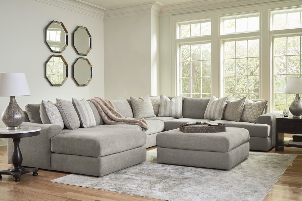 Avaliyah Ash 6-Piece LAF Chaise Sectional - SET | 5810316 | 5810346 | 5810346 | 5810346 | 5810377 | 5810365 - Vega Furniture