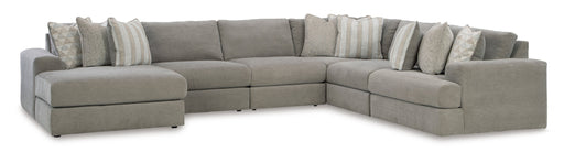 Avaliyah Ash 6-Piece LAF Chaise Sectional - SET | 5810316 | 5810346 | 5810346 | 5810346 | 5810377 | 5810365 - Vega Furniture