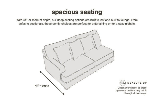 Avaliyah Ash 6-Piece RAF Chaise Sectional - SET | 5810317 | 5810346 | 5810346 | 5810346 | 5810377 | 5810364 - Vega Furniture