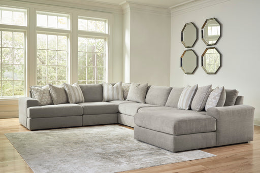 Avaliyah Ash 7-Piece RAF Chaise Sectional - SET | 5810317 | 5810364 | 5810377 | 5810346 | 5810346 | 5810346 | 5810346 - Vega Furniture