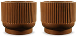 Avalyah Burnt Umber Vase (Set of 2) - A2900021 - Vega Furniture