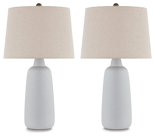 Avianic White Table Lamp, Set of 2 - L177964 - Vega Furniture