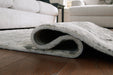 Aworley Gray/White Medium Rug - R406162 - Vega Furniture