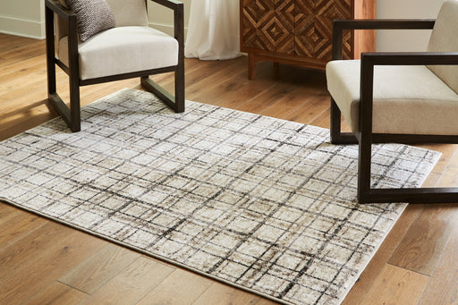 Azmerilla Cream/Brown/Gray Large Rug - R406181 - Vega Furniture