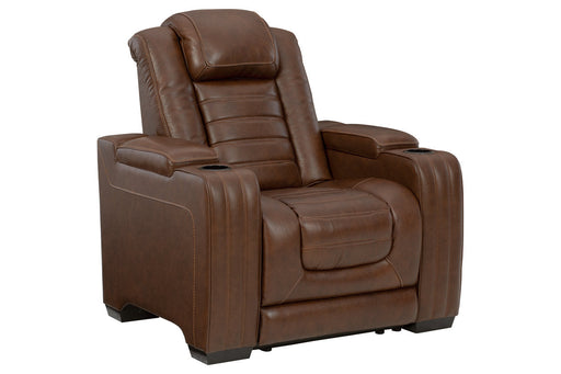 Backtrack Chocolate Power Recliner - U2800413 - Vega Furniture