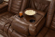 Backtrack Chocolate Power Reclining Sofa - U2800415 - Vega Furniture