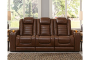 Backtrack Chocolate Power Reclining Sofa - U2800415 - Vega Furniture