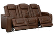 Backtrack Chocolate Power Reclining Sofa - U2800415 - Vega Furniture