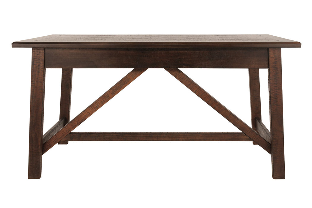 Baldridge Rustic Brown Home Office Desk - H675-44 - Vega Furniture