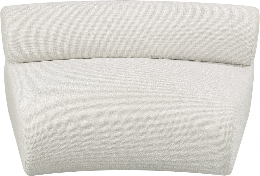 Bale Chenille Fabric Modular Chair Cream - 114Cream-C - Vega Furniture