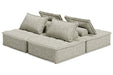 Bales Taupe 4-Piece Modular Seating - SET | A3000244 | A3000244 | A3000244 | A3000244 - Vega Furniture