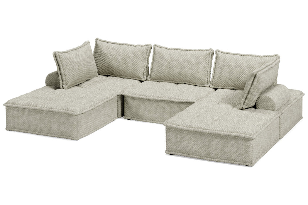 Bales Taupe 5-Piece Modular Seating - SET | A3000244 | A3000244 | A3000244 | A3000244 | A3000244 - Vega Furniture