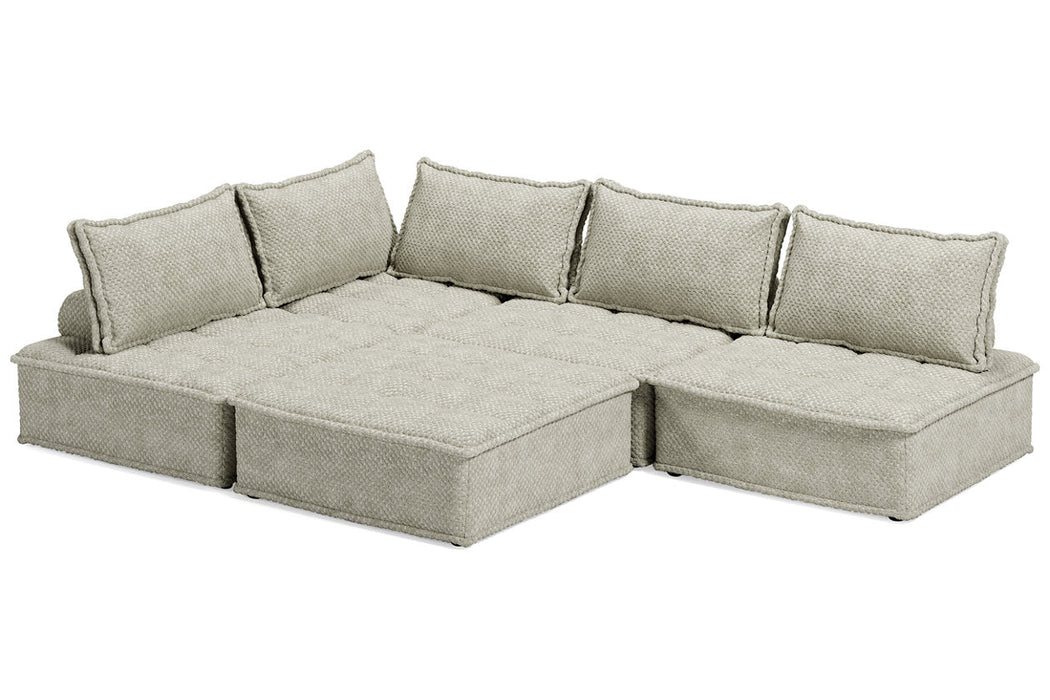 Bales Taupe 5-Piece Modular Seating - SET | A3000244 | A3000244 | A3000244 | A3000244 | A3000244 - Vega Furniture