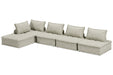 Bales Taupe 5-Piece Modular Seating - SET | A3000244 | A3000244 | A3000244 | A3000244 | A3000244 - Vega Furniture