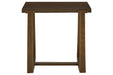 Balintmore Brown/Gold Finish End Table - T967-3 - Vega Furniture