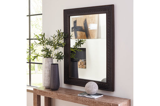 Balintmore Dark Brown Accent Mirror - A8010275 - Vega Furniture