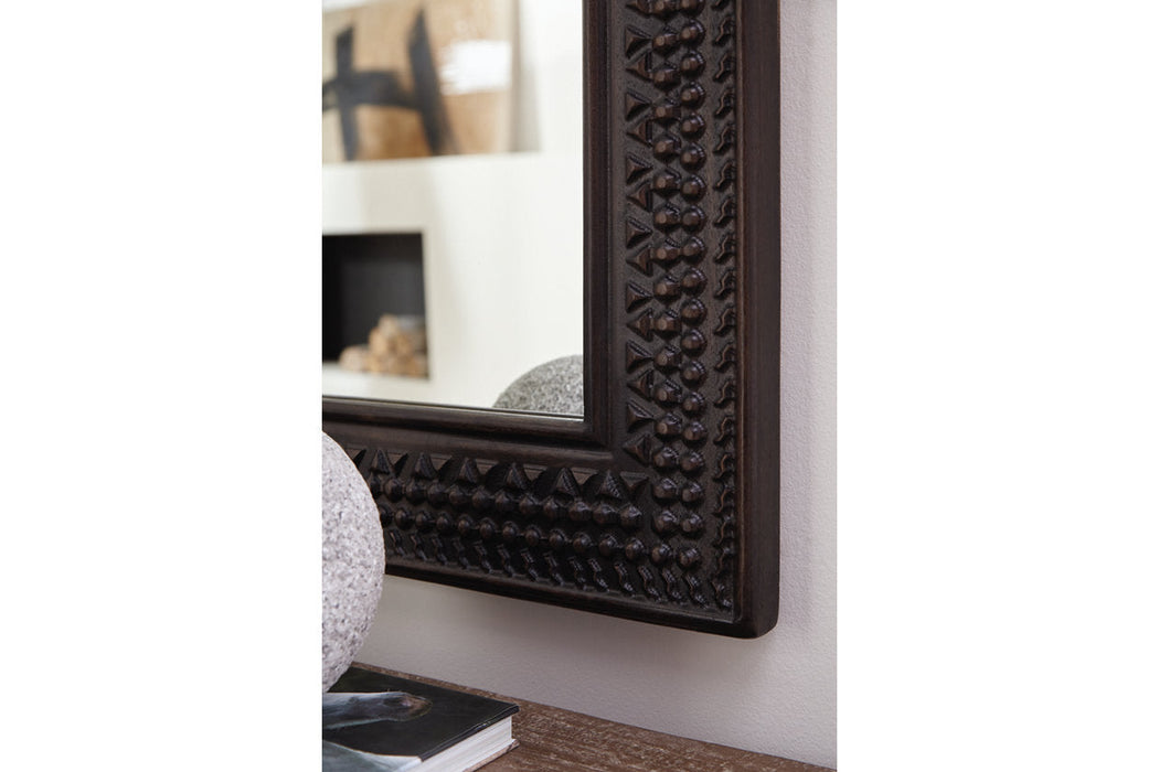 Balintmore Dark Brown Accent Mirror - A8010275 - Vega Furniture