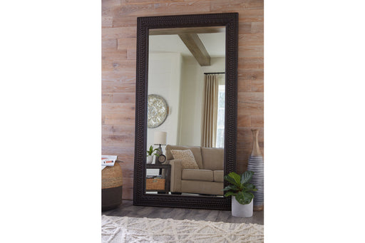 Balintmore Dark Brown Floor Mirror - A8010276 - Vega Furniture