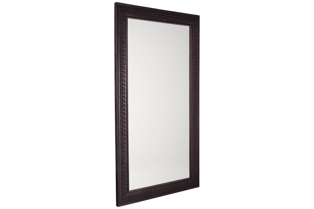 Balintmore Dark Brown Floor Mirror - A8010276 - Vega Furniture