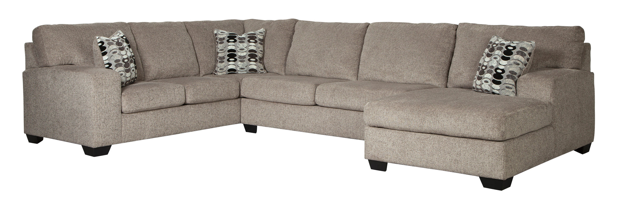 Ballinasloe Platinum RAF Sectional - SET | 8070217 | 8070234 | 8070266 | 8070208 - Vega Furniture