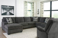 Ballinasloe Smoke LAF Sectional - SET | 8070316 | 8070334 | 8070367 - Vega Furniture
