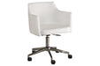 Baraga White Home Office Desk Chair - H410-01A - Vega Furniture