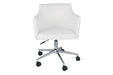 Baraga White Home Office Desk Chair - H410-01A - Vega Furniture