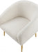 Barlow White Faux Fur Chair - 505 - Vega Furniture