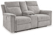 Barnsana Ash Power Reclining Loveseat with Console - 3320196 - Vega Furniture