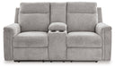 Barnsana Ash Power Reclining Loveseat with Console - 3320196 - Vega Furniture