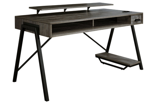 Barolli Gunmetal Gaming Desk - H700-28 - Vega Furniture