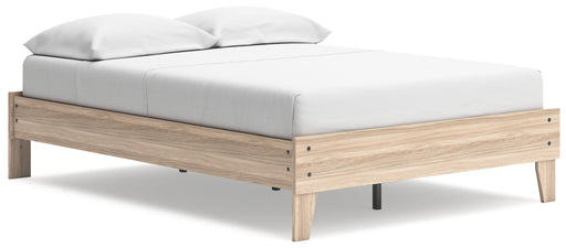Battelle Tan Full Platform Bed - EB3929-112 - Vega Furniture