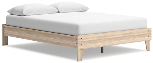 Battelle Tan Queen Platform Bed - EB3929-113 - Vega Furniture