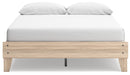 Battelle Tan Queen Platform Bed - EB3929-113 - Vega Furniture