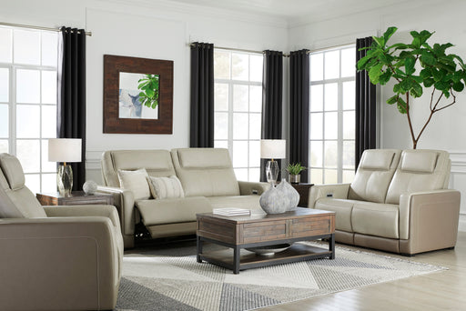 Battleville Almond Power Reclining Living Room Set - SET | U3070547 | U3070514 | U3070513 - Vega Furniture