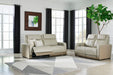 Battleville Almond Power Reclining Living Room Set - SET | U3070547 | U3070514 | U3070513 - Vega Furniture