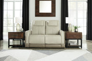 Battleville Almond Power Reclining Loveseat - U3070514 - Vega Furniture