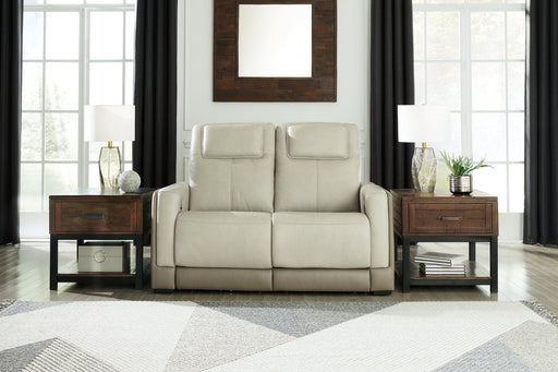 Battleville Almond Power Reclining Loveseat - U3070514 - Vega Furniture