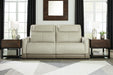 Battleville Almond Power Reclining Sofa - U3070547 - Vega Furniture