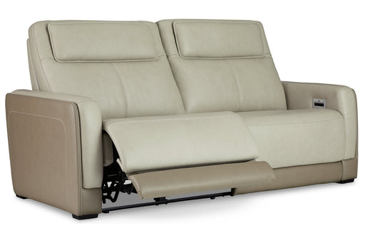 Battleville Almond Power Reclining Sofa - U3070547 - Vega Furniture