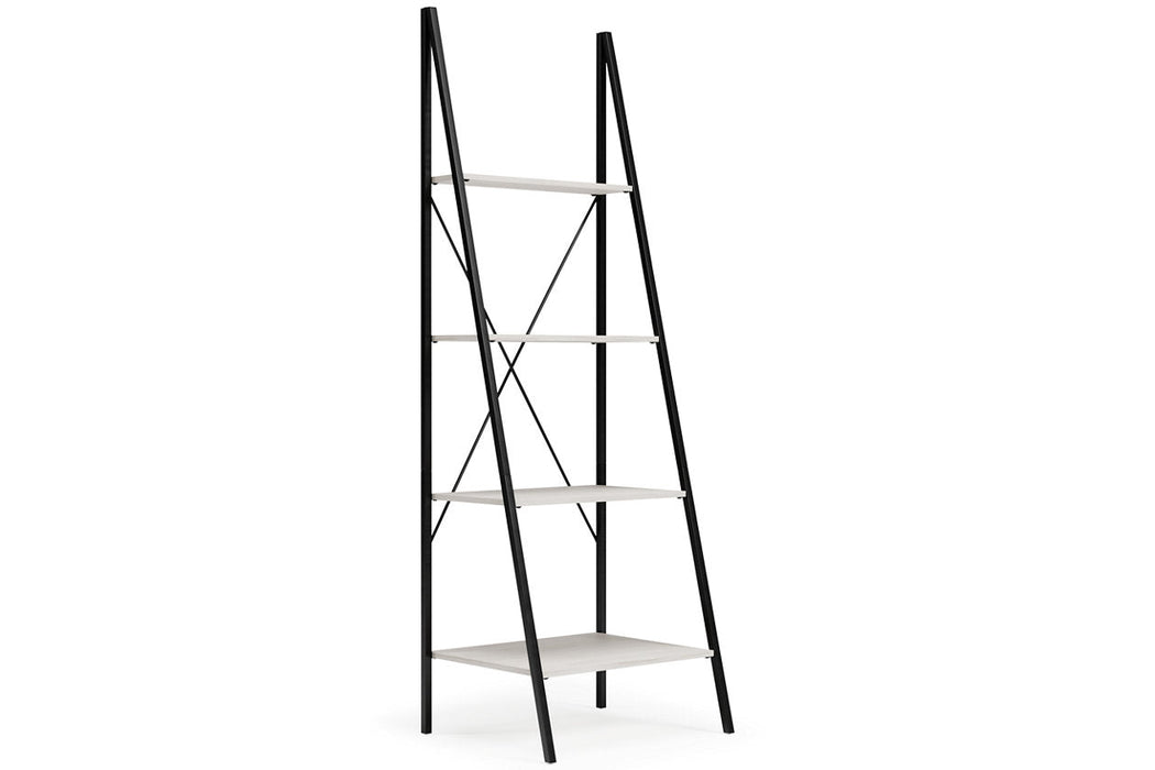 Bayflynn White/Black Bookcase - H288-17 - Vega Furniture