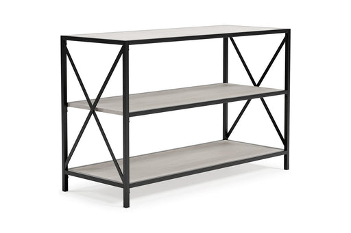 Bayflynn White/Black Bookcase - H288-60 - Vega Furniture