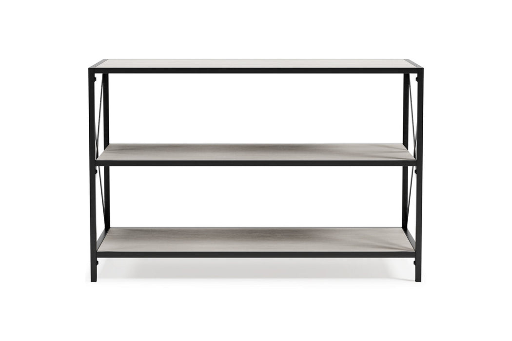 Bayflynn White/Black Bookcase - H288-60 - Vega Furniture