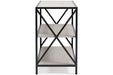 Bayflynn White/Black Bookcase - H288-60 - Vega Furniture