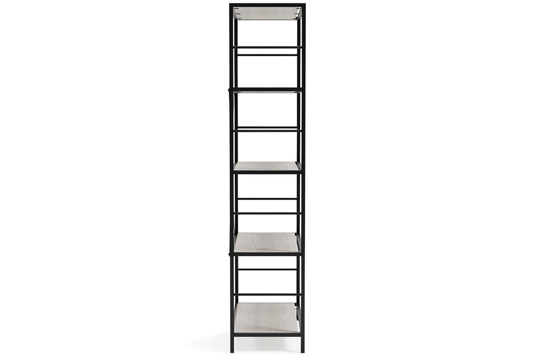 Bayflynn White/Black Bookcase - H288-70 - Vega Furniture