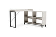 Bayflynn White/Black L-Desk - H288-24 - Vega Furniture