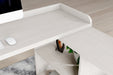 Bayflynn White/Black L-Desk - H288-24 - Vega Furniture