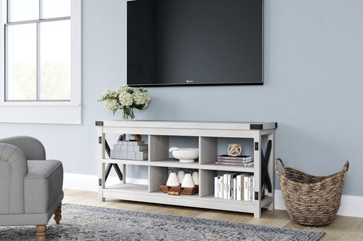 Bayflynn White/Black TV Stand - W288-58 - Vega Furniture