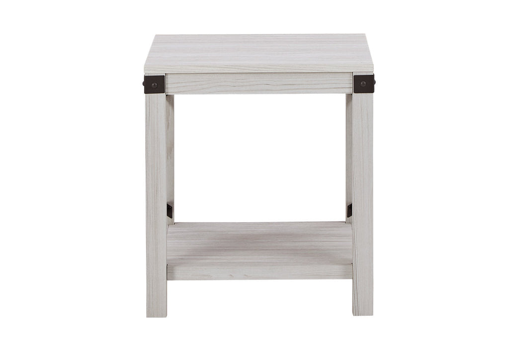 Bayflynn Whitewash End Table - T172-2 - Vega Furniture